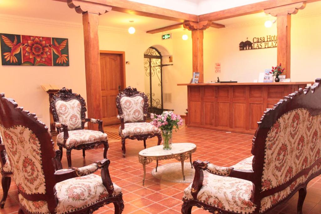 Posezení v ubytování Casa Hotel Las Plazas