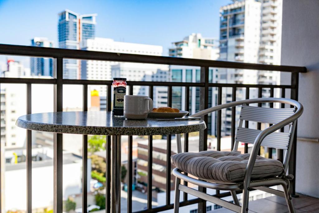 Balkon ili terasa u objektu Central City Exclusive Apartments