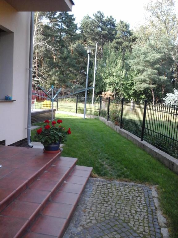 Vonkajšia záhrada v ubytovaní Willa Olympia