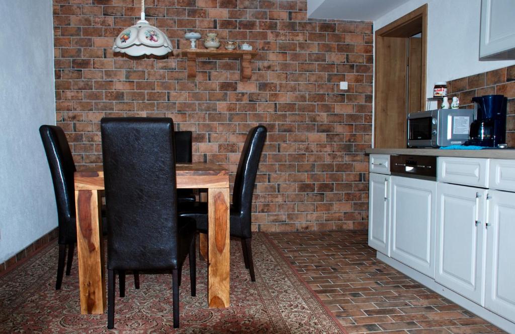Kuchyň nebo kuchyňský kout v ubytování Pension Tannenspitze