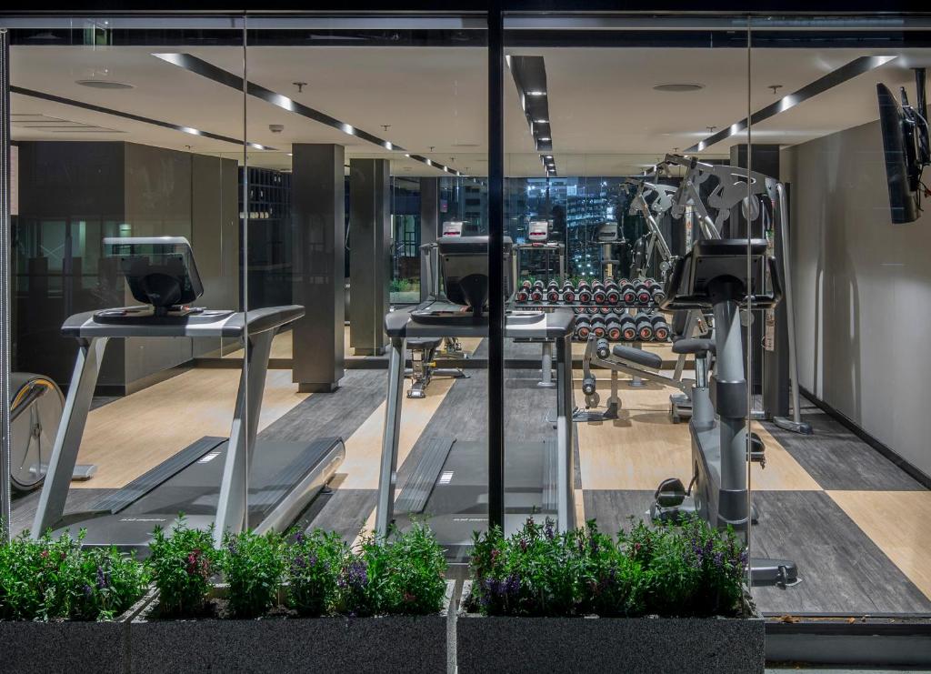 Fitness centrum a/nebo fitness zařízení v ubytování Travelodge Sukhumvit 11