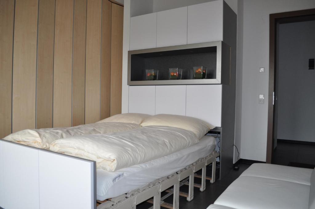 Postel nebo postele na pokoji v ubytování Haus Piesendorf