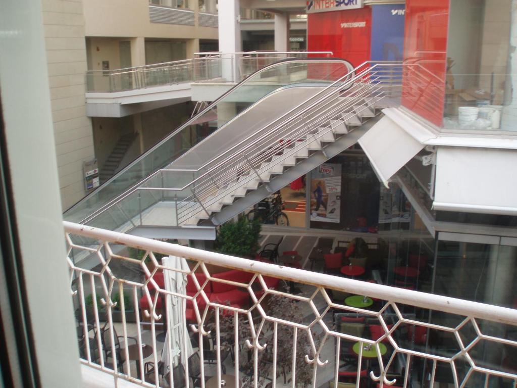 A balcony or terrace at Hotel Orfeas