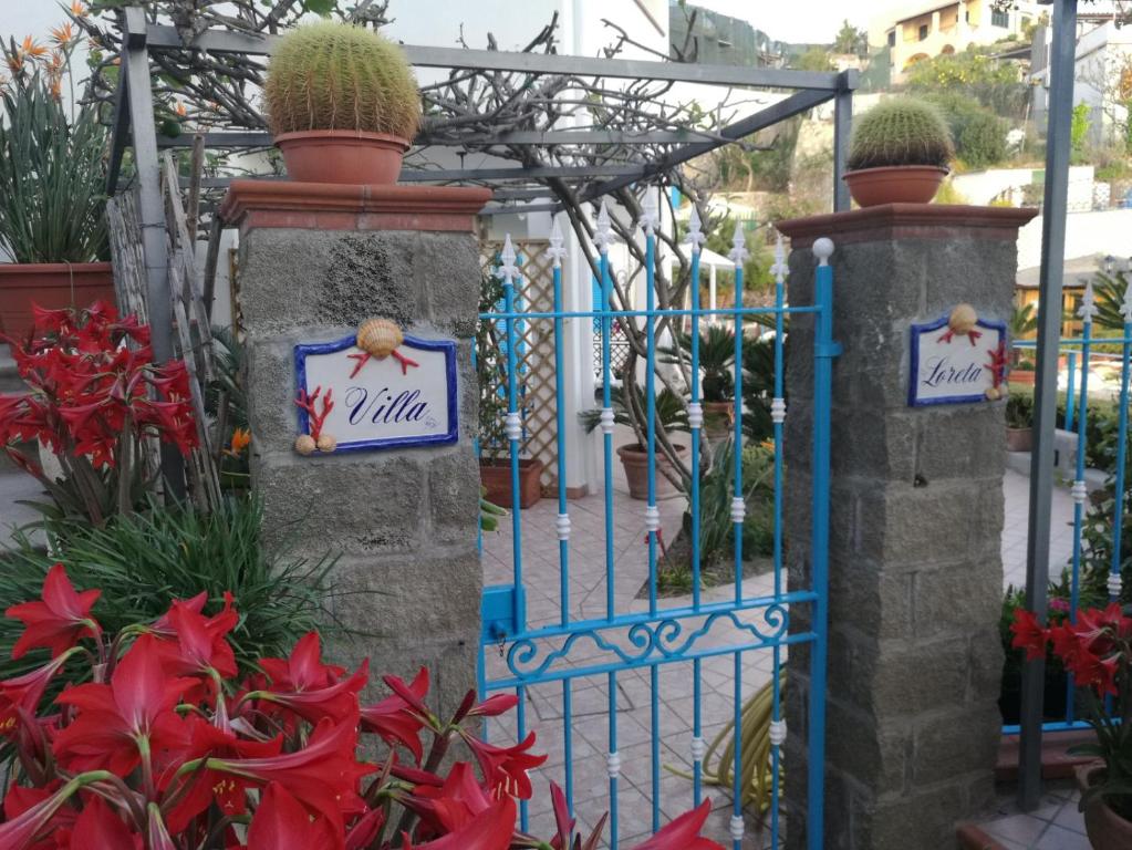 A garden outside Villa Loreta