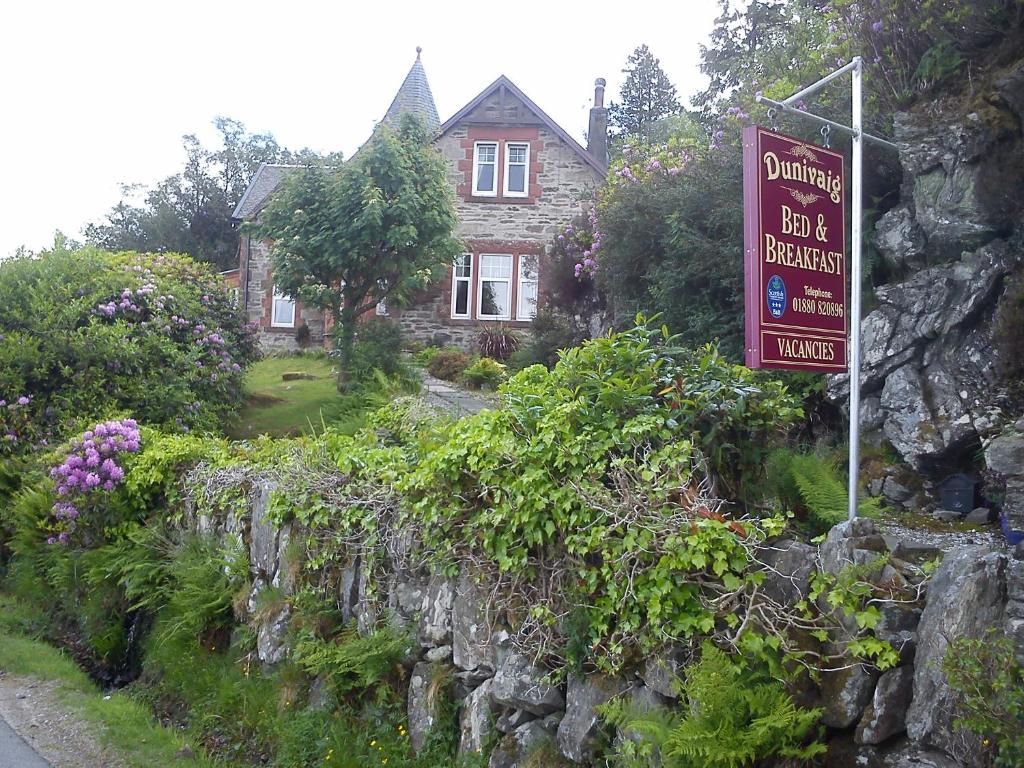 Zahrada ubytování Dunivaig B&B