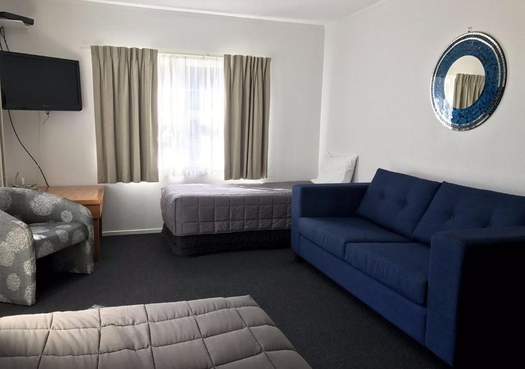 Posezení v ubytování Edelweiss Motel