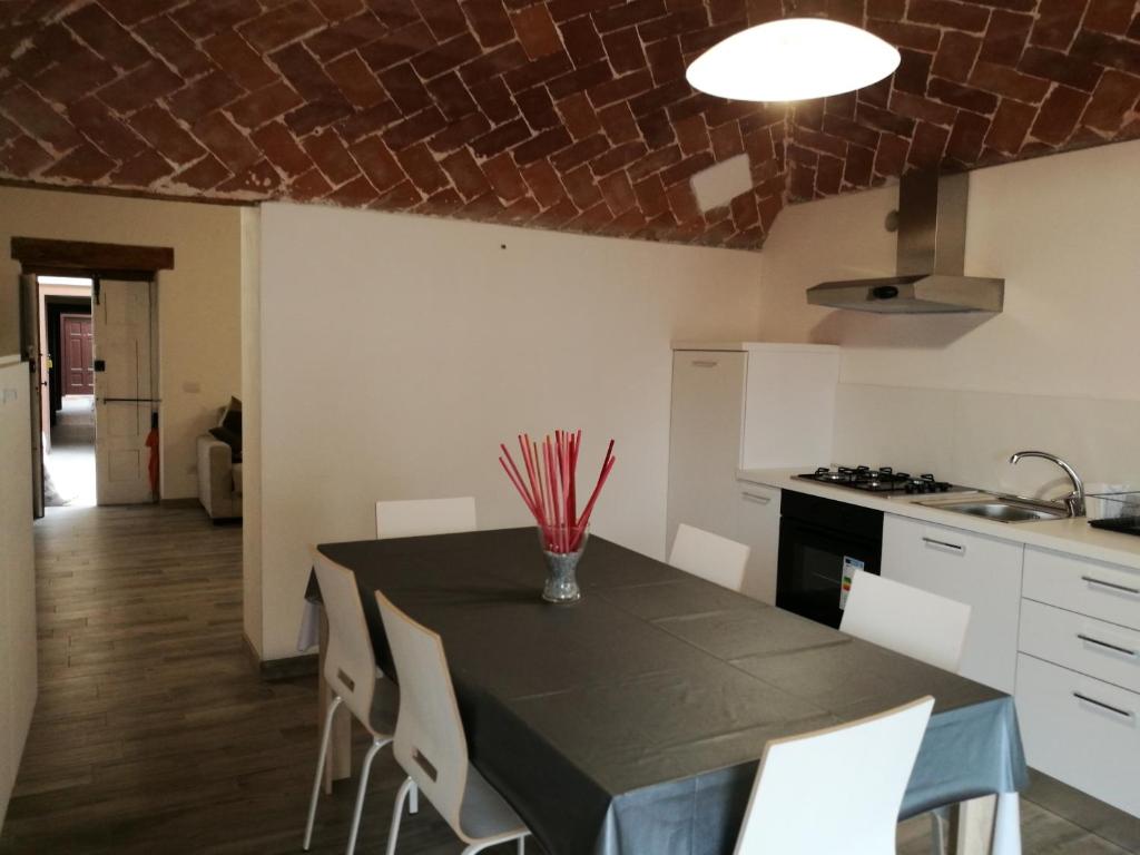 Kuchyň nebo kuchyňský kout v ubytování B&B Sant'Antonio De Foris