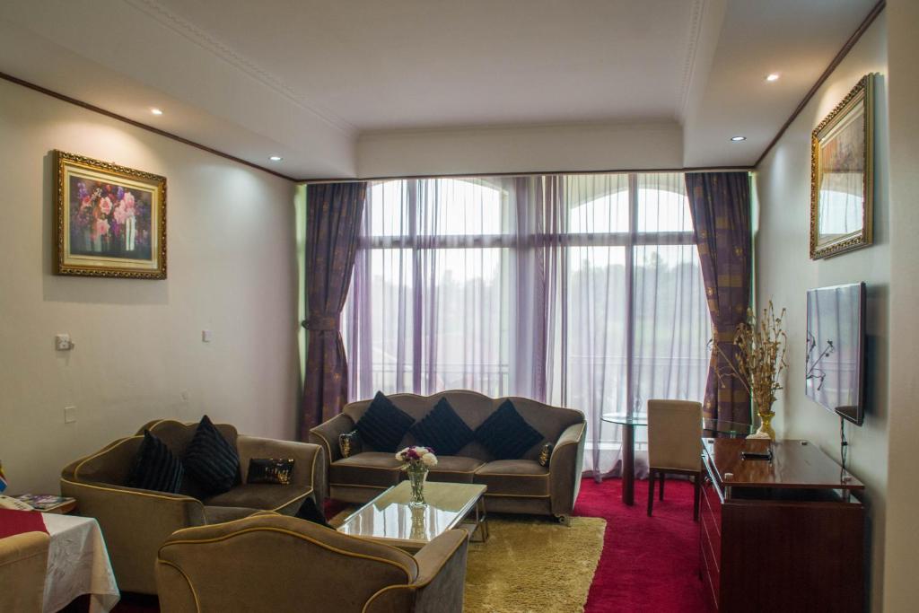 Posezení v ubytování Lake View Resort Hotel