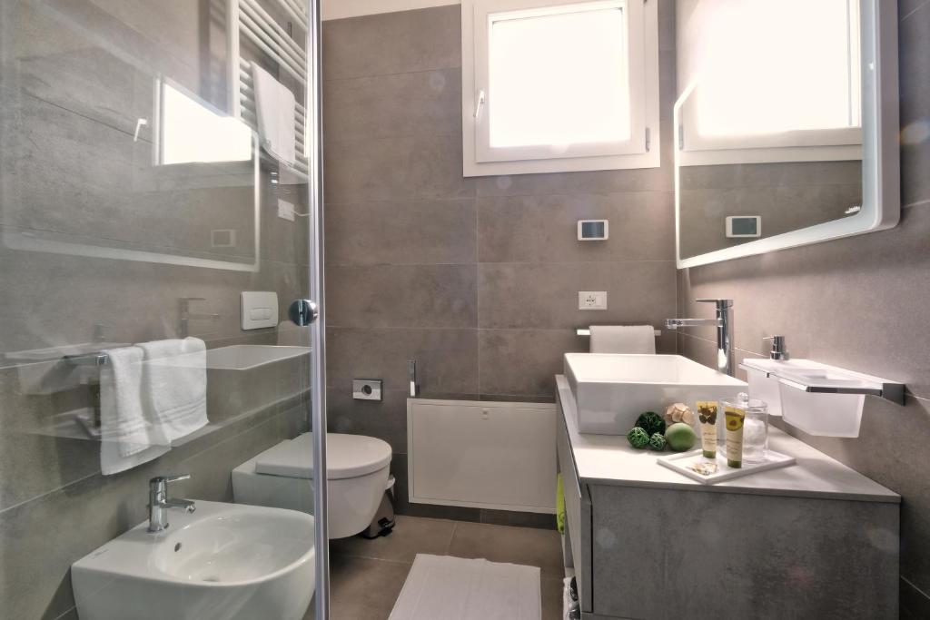 Koupelna v ubytování Relais Villa Clodia