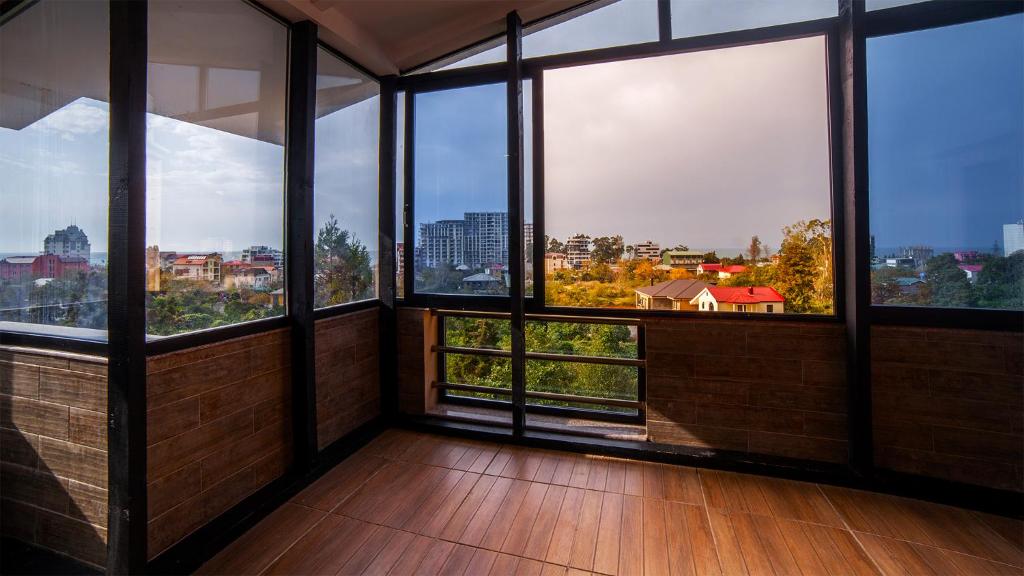 Balkón nebo terasa v ubytování Orange Hotel