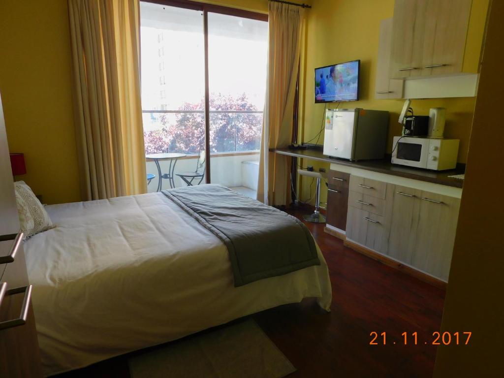 Kuchyň nebo kuchyňský kout v ubytování Apart Hotel Uman
