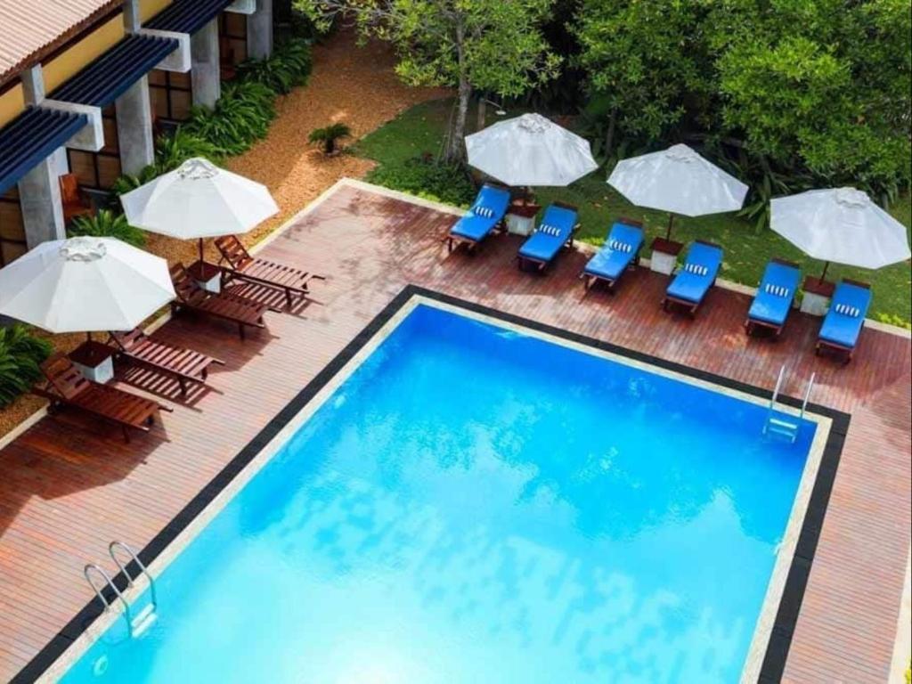 Bazén v ubytování Amagi Aria Airport Transit Hotel nebo v jeho okolí