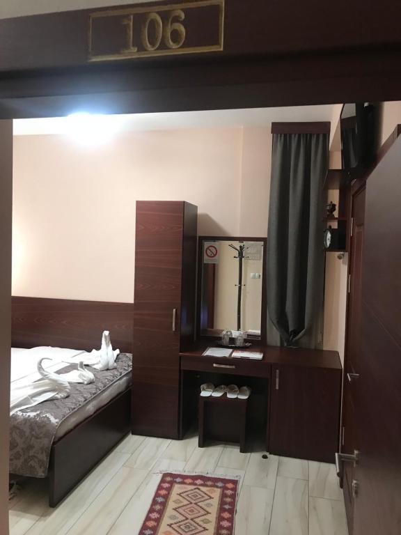 Postel nebo postele na pokoji v ubytování Prenociste DM5