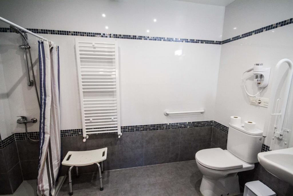 Koupelna v ubytování Hotel Ria de Bilbao