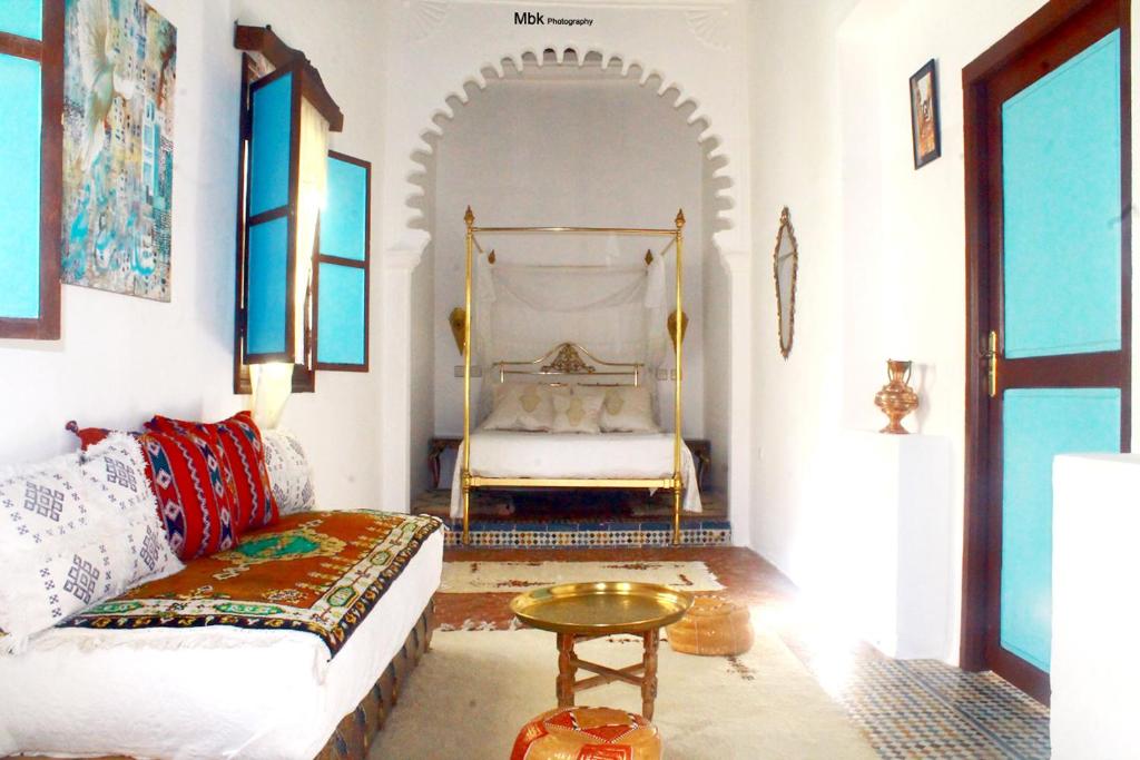 Area soggiorno di Riad Khmisa