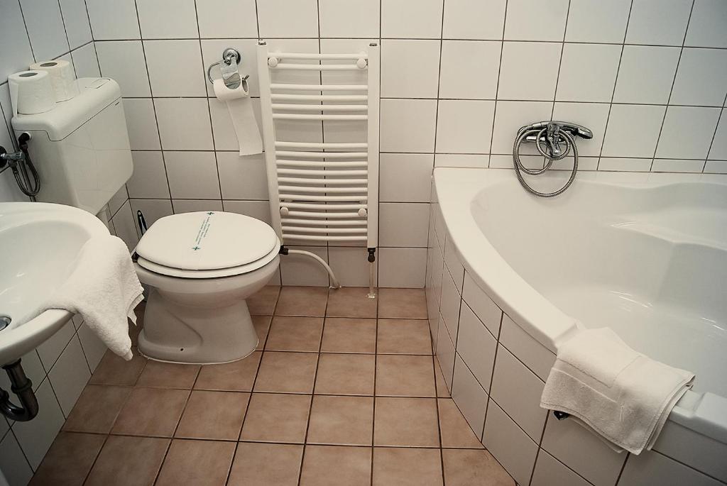 Koupelna v ubytování BB Boutique Hotel