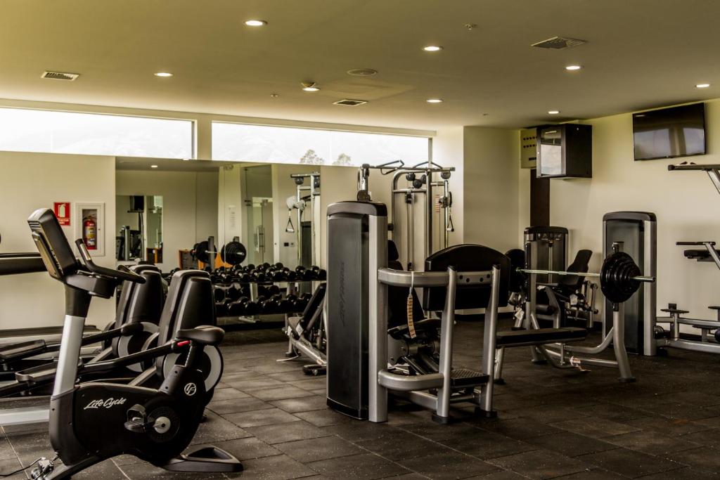 Fitness centrum a/nebo fitness zařízení v ubytování Eb Hotel By Eurobuilding Quito Airport