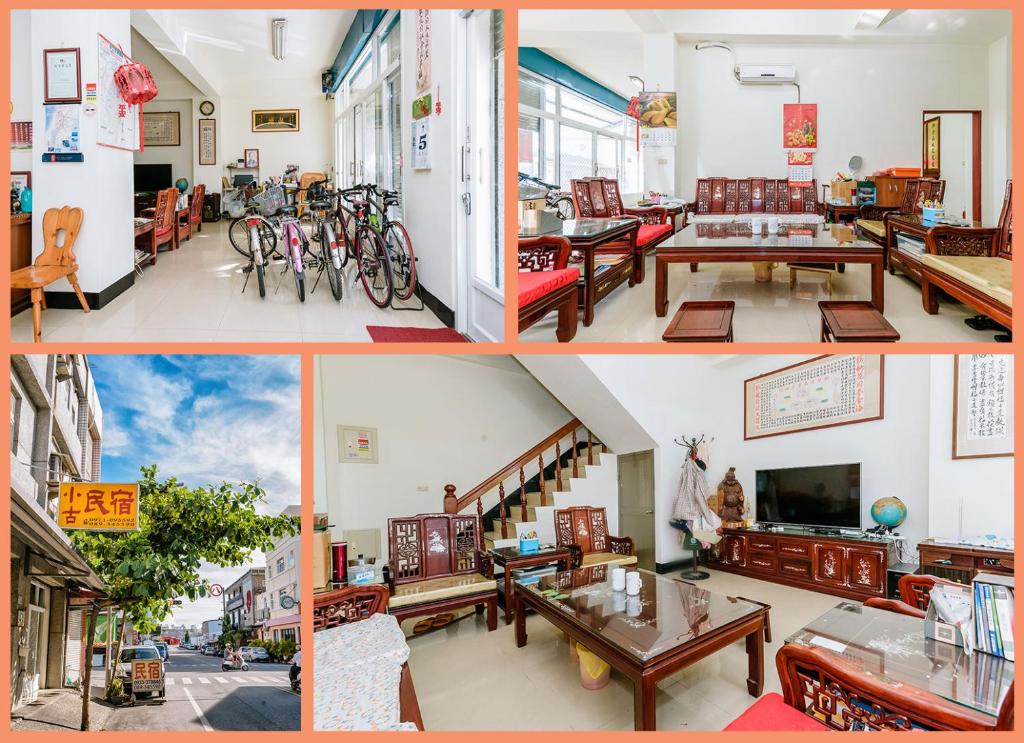 Χώρος καθιστικού στο Xiao Gu Homestay