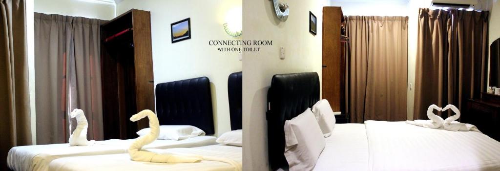 Postel nebo postele na pokoji v ubytování Alonto Hotel
