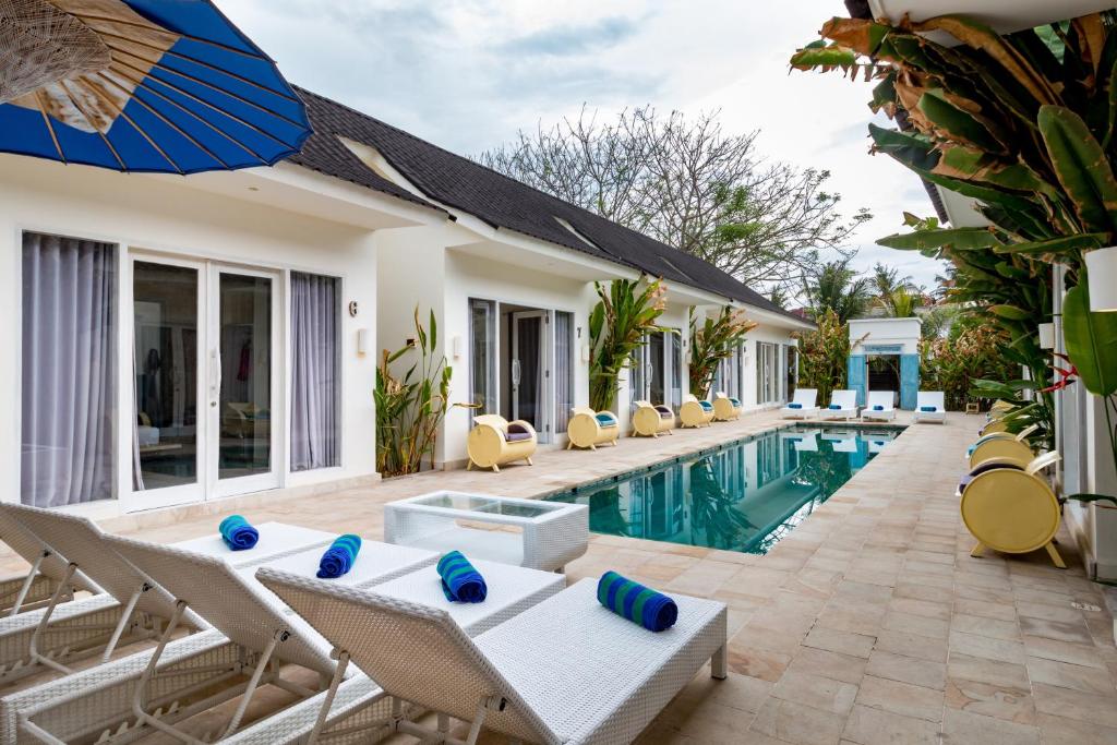 Bazén v ubytování Tamoa Boutique Hotel nebo v jeho okolí