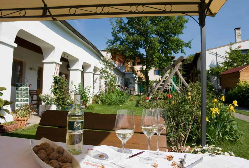 Zahrada ubytování Weingut Bohrn Himmelbett