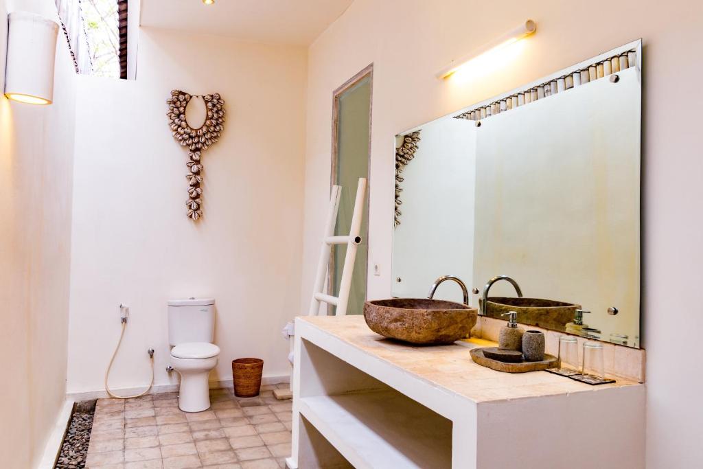 Koupelna v ubytování Tamoa Boutique Hotel