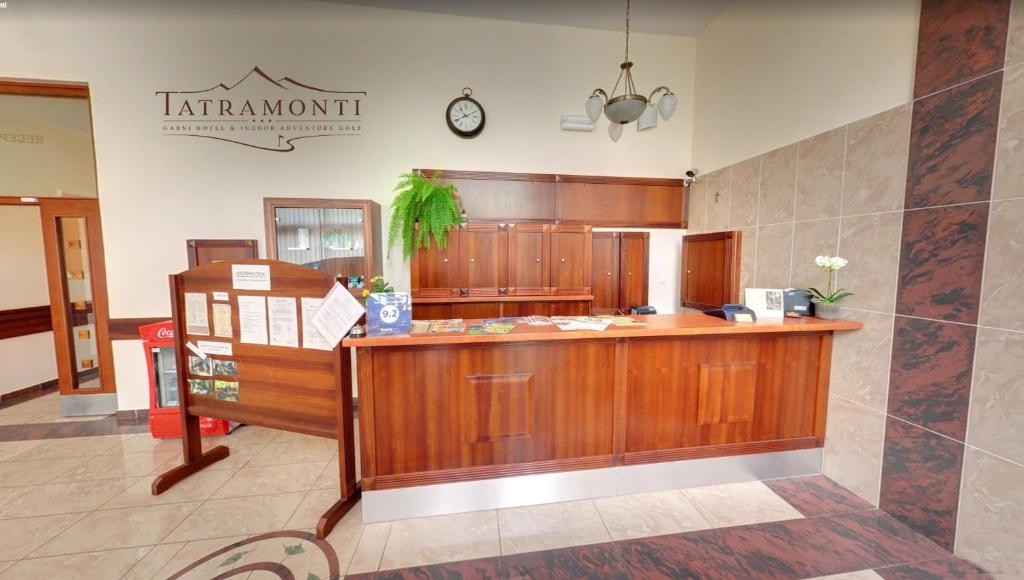 Certifikát, ocenenie alebo iný dokument vystavený v ubytovaní Garni Hotel Tatramonti