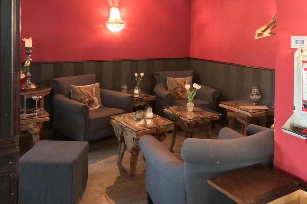 Posezení v ubytování B&B Caffètino-Vino