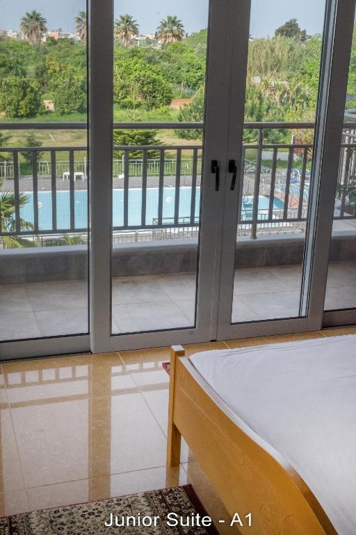 Balkón nebo terasa v ubytování Ionion Star Hotel
