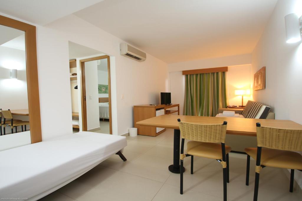 Postel nebo postele na pokoji v ubytování Rio Quente Resorts - Hotel Giardino