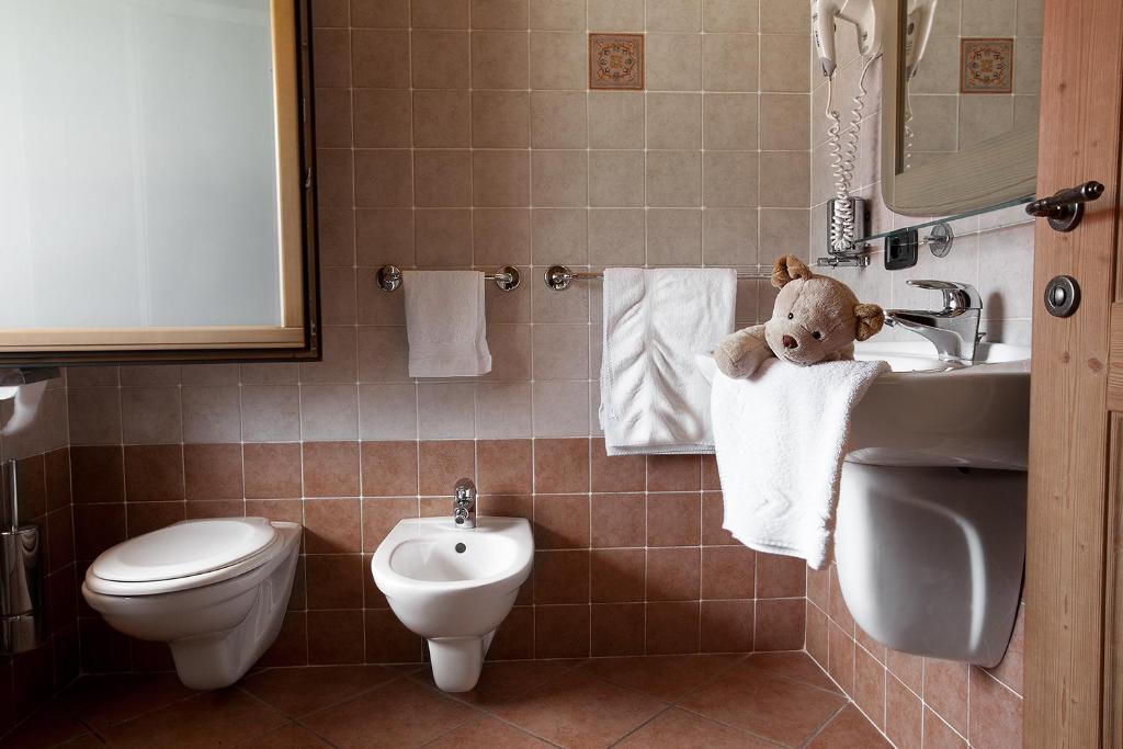 Kúpeľňa v ubytovaní Agritur La Cort