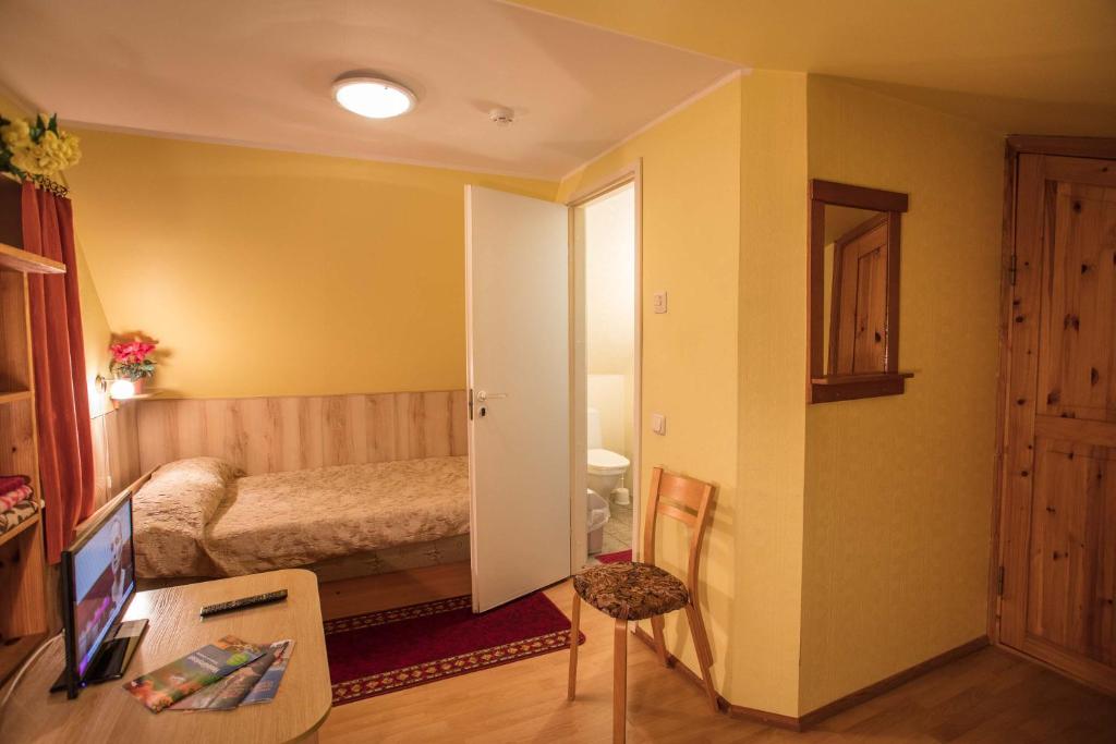 Postel nebo postele na pokoji v ubytování Endla Hotell