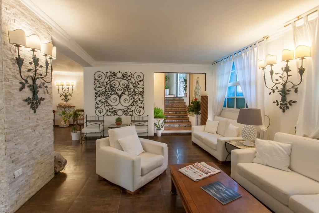 Posezení v ubytování Hotel Barracuda