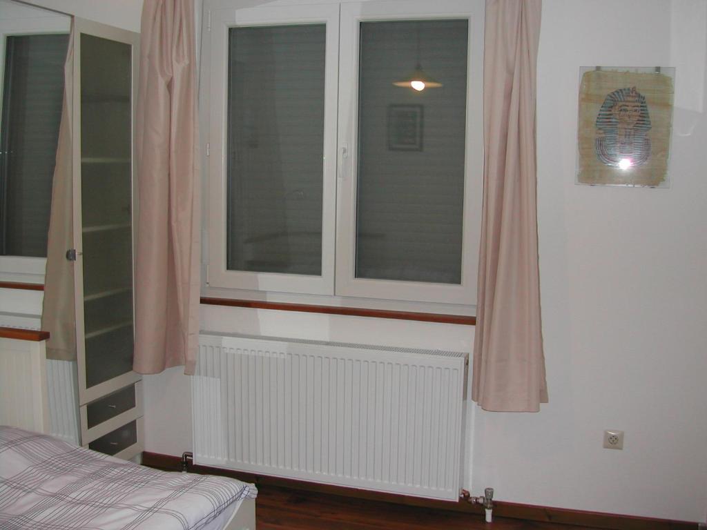 Postel nebo postele na pokoji v ubytování Haus Polly