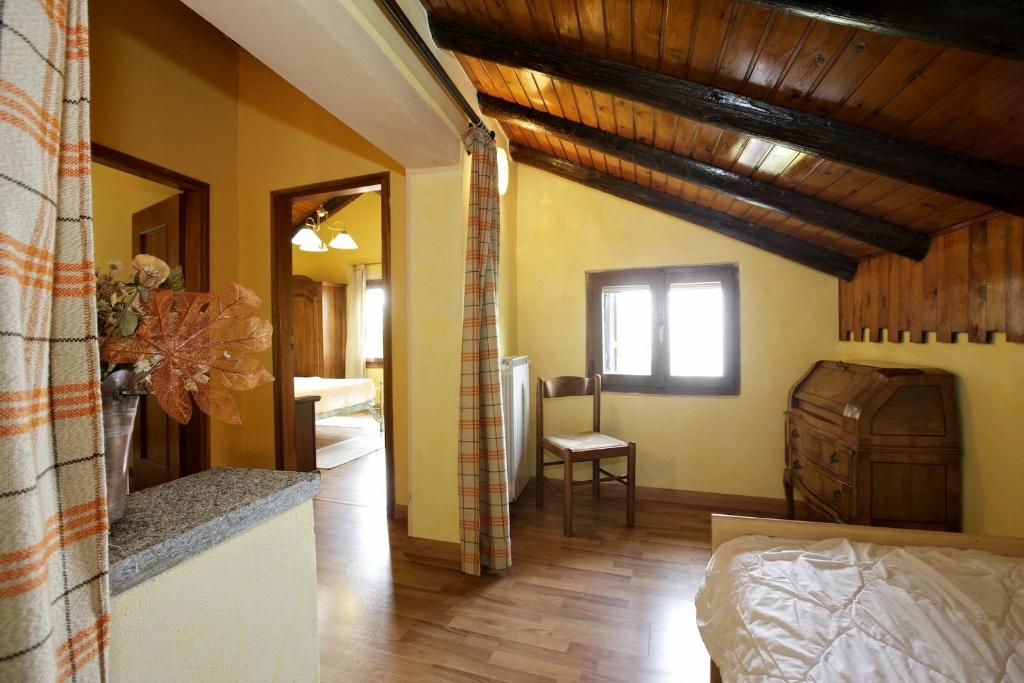 Letto o letti in una camera di Rustico La Vigna