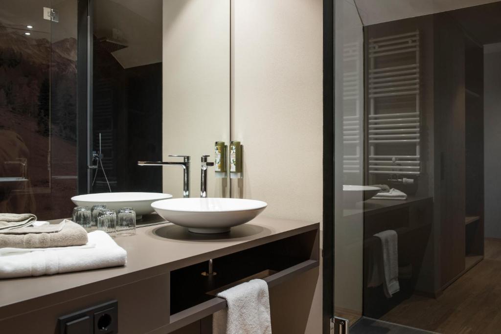 Koupelna v ubytování Ellgass Allgäu Hotel