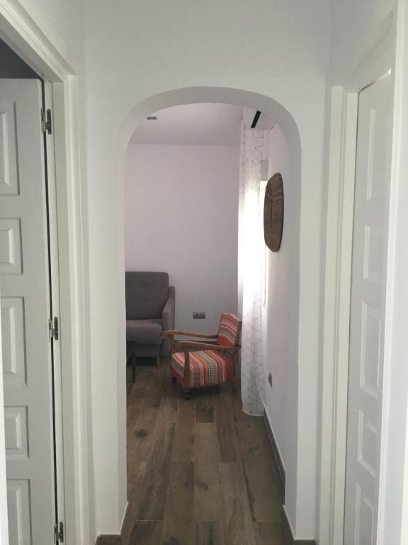 A seating area at Apartamento 90 Toscamar