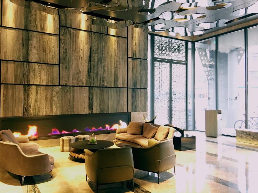 Posezení v ubytování Treeart Hotel