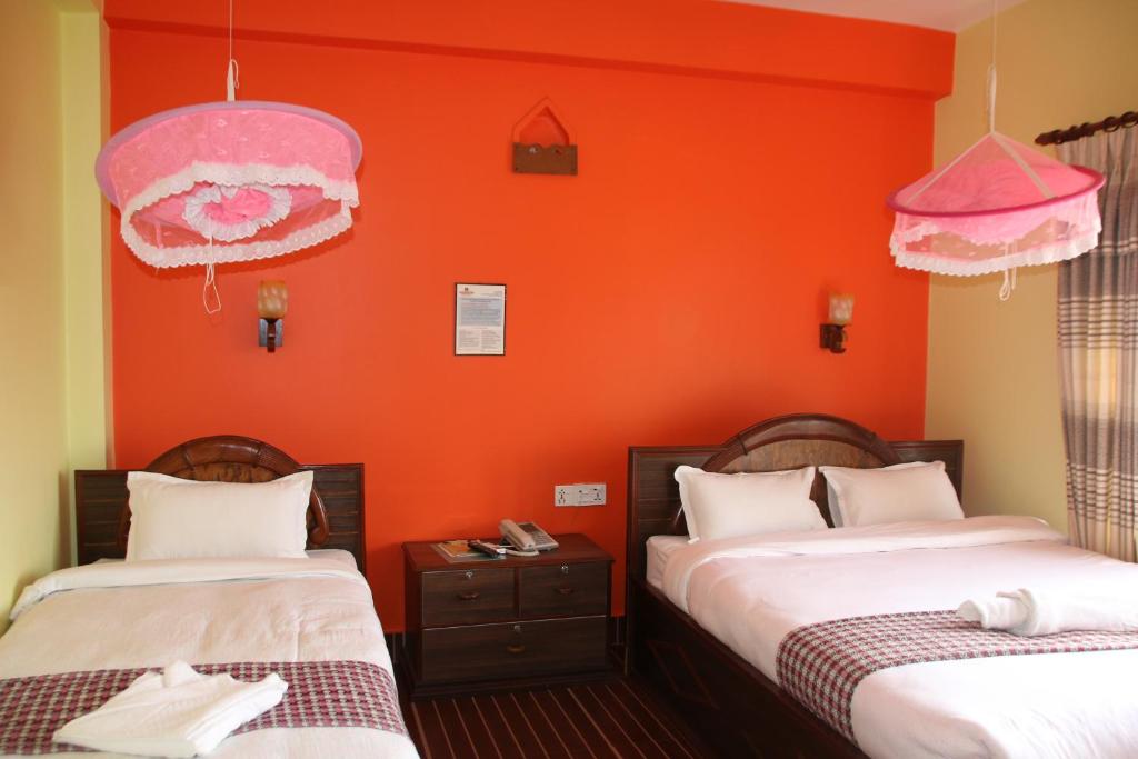 Postel nebo postele na pokoji v ubytování Sweet Home
