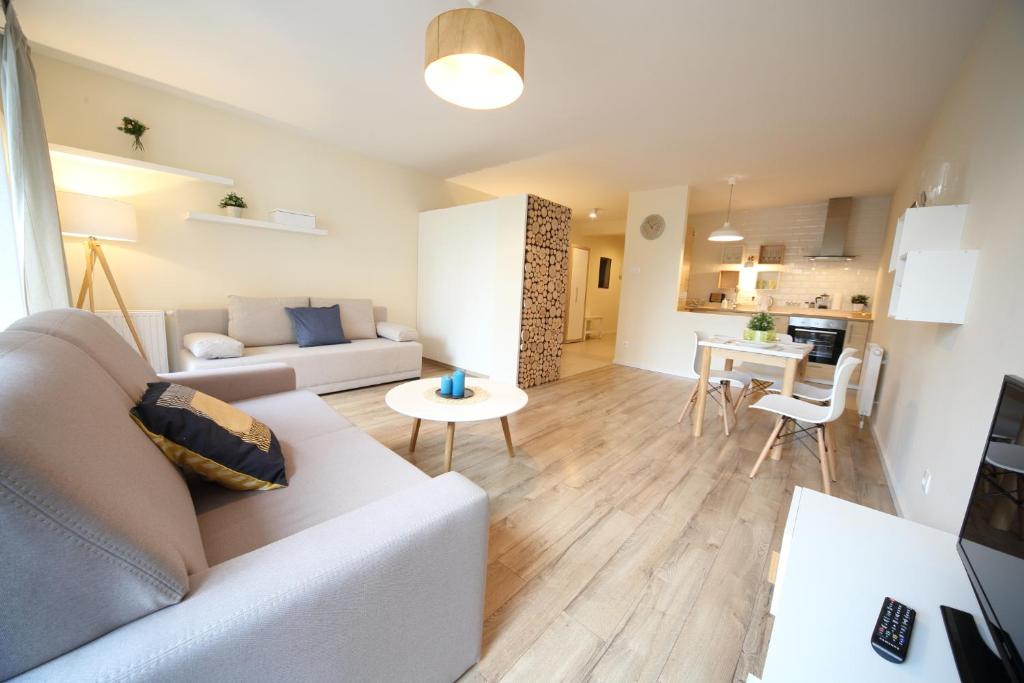Posezení v ubytování Kazimierz Friendhouse Apartments
