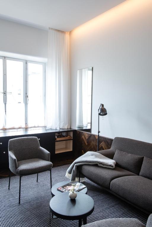 Posezení v ubytování Miss Clara by Nobis, Stockholm, a Member of Design Hotels™