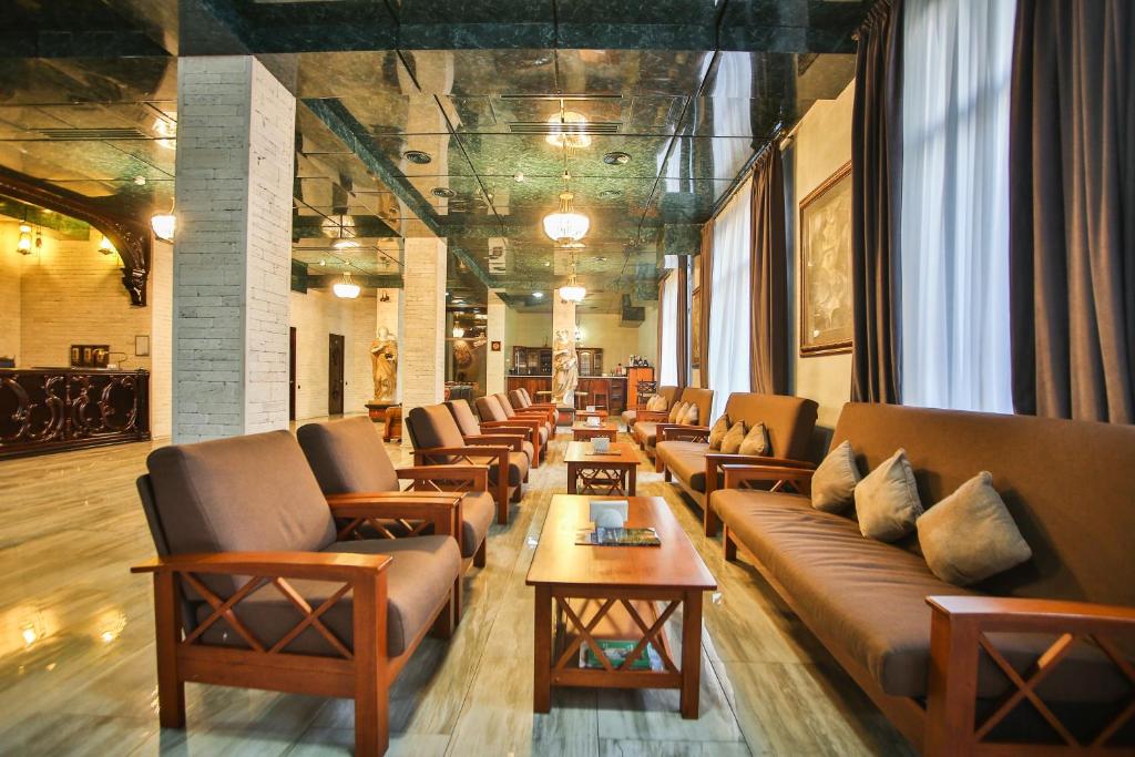 Posezení v ubytování Hotel Wine Palace
