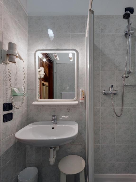 Koupelna v ubytování Hotel Gattopardo