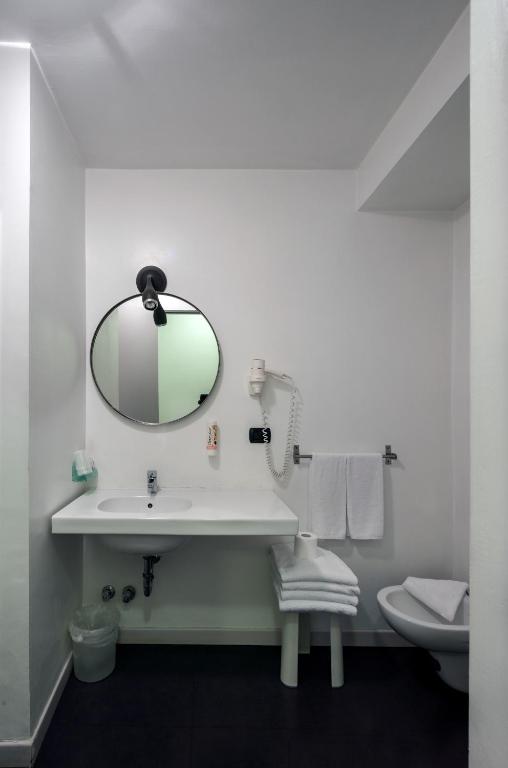 Koupelna v ubytování Hotel Gattopardo