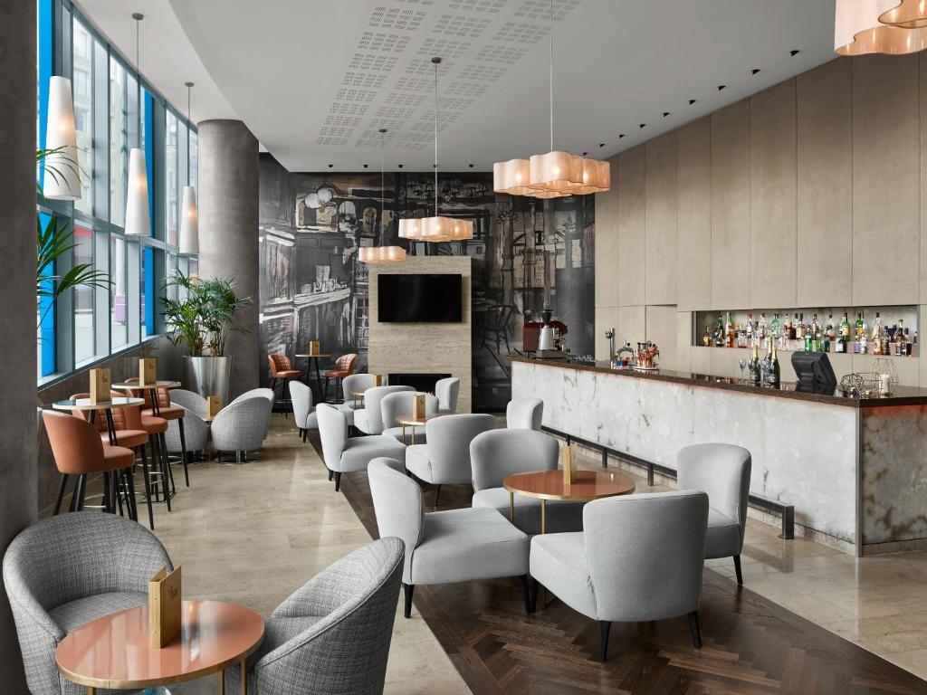 Posezení v ubytování Radisson Blu Hotel, Birmingham