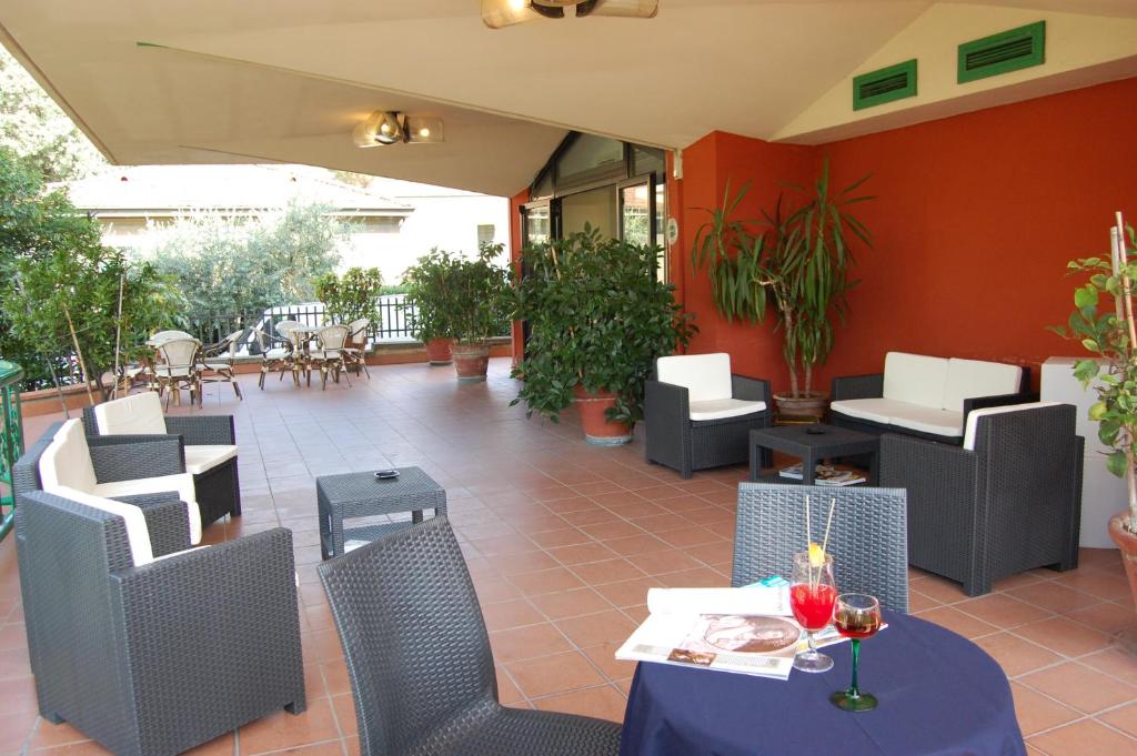 Posezení v ubytování Hotel La Querceta