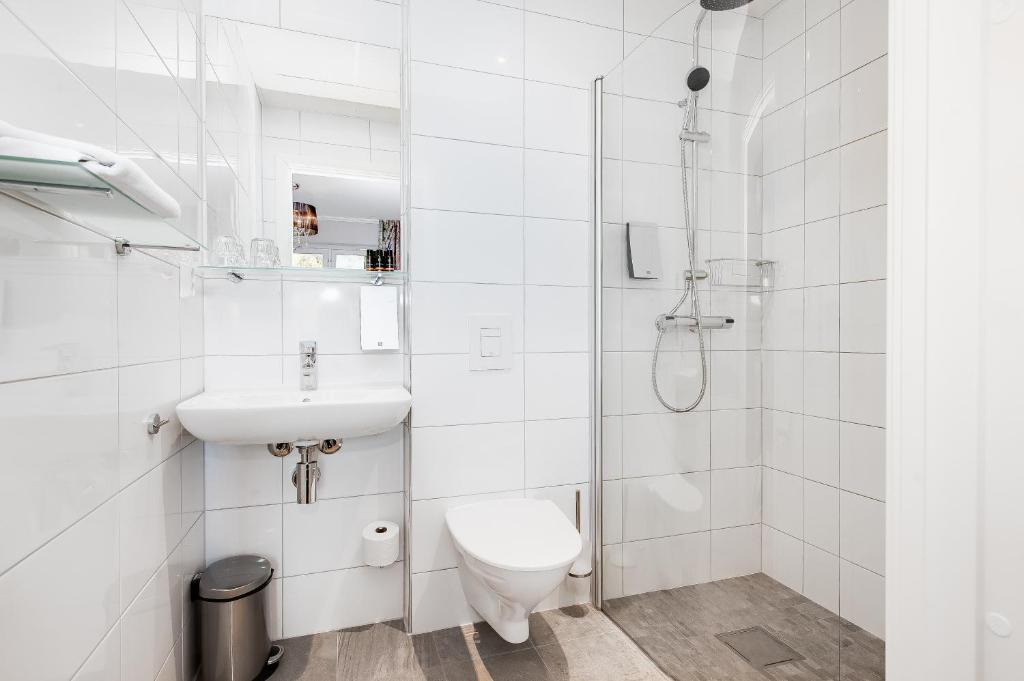 Koupelna v ubytování Home Hotel Kung Oscar