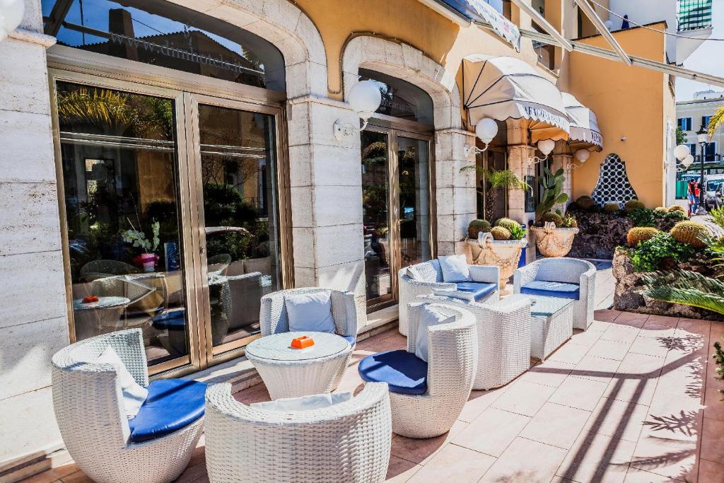 Posezení v ubytování Aragona Palace Hotel & Spa