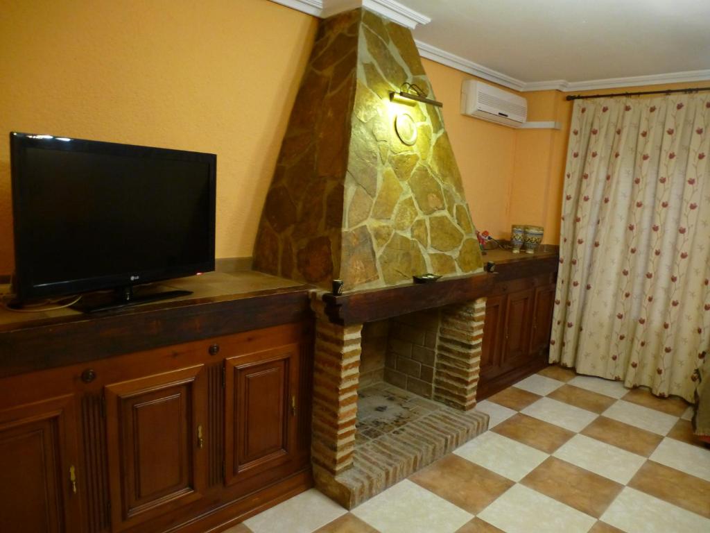 TV a/nebo společenská místnost v ubytování Casa Limas