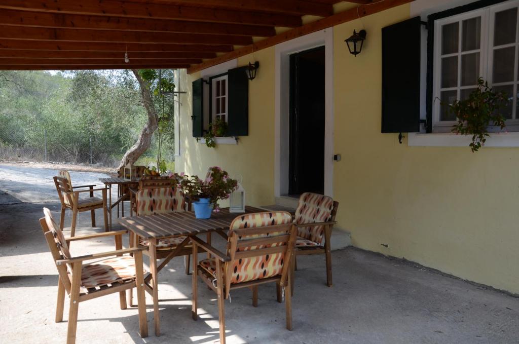 Patio nebo venkovní prostory v ubytování Villa Clementine